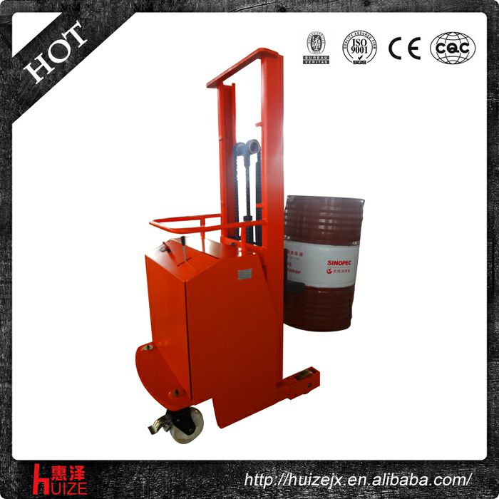 2半電動(dòng)配重油桶車（無底腿，只堆垛，不翻轉(zhuǎn)）